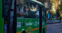Foto de un bus de TransMilenio.