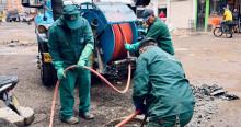 Foto que muestra trabajadores del Acueducto de Bogotá
