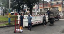 Foto que muestra un ecopunto en Bogotá