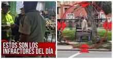 Foto que muestra personas con residuos en las manos