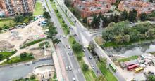 Foto panorámica de Bogotá 