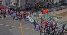 Foto de manifestaciones en Bogotá 