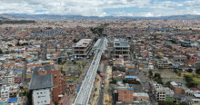 Foto de un frente de obra del Metro 