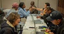 Foto de un taller para negocios y empresas en Bogotá.
