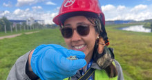 Foto de Natalia, bióloga que protege la fauna que habita en las zonas de influencia de la obra del Metro de Bogotá