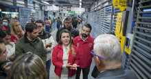 Foto de una actividad de TransMilenio en la estación Minuto de Dios