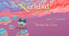 Imagen promocional del evento con la imagen de Navidad es Cultura