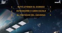 Imagen de afiche con nombre de películas en letra Planetario de Bogotá