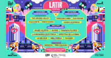 Imagen del cartel promocional de la primera versión de LATIR Festival en Bogotá