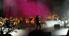 Imagen de la Orquesta de Cuerdas de Bogotá en concierto.