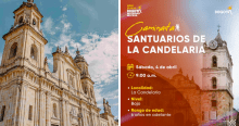 Imagen Catedral de Bogotá y post promocional del evento