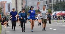 Bogotanos realizan actividad física en Ciclovía