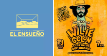 Imagen del cartel promocional del concierto en homenaje a Willie Colón.