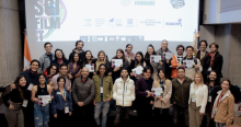 Imagen de grupo de personas con certificaciones de SciFilmIt
