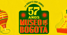 Imagen en letras 57 años Museo de Bogotá 