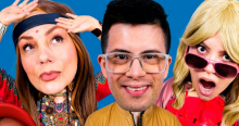 Imagen de un hombre y dos mujeres protagonistas de la obra.