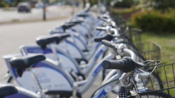 Bicicletas aparcadas por el registro de tu bici 