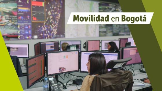 Fotografía del centro de monitoreo de movilidad en Bogotá