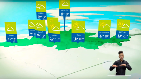 Captura de video: pronóstico del clima para hoy del IDEAM