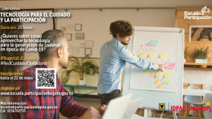 Inscríbete al Taller virtual de 'Tecnología para el cuidado y la participación'