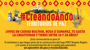 Si tienes entre 14 y 28 años, vives en la localidad de Ciudad Bolívar, Bosa o Sumapaz y además eres creativo esta convocatoria es para ti.