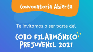 La Orquesta Filarmónica de Bogotá invita a participar a los jóvenes interesados, con conocimientos y/o experiencia previa en el canto (coral o solista).