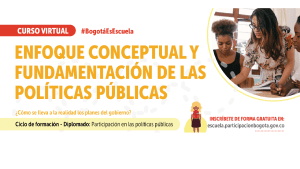 Enfoque conceptual y fundamentación de la políticas públicas