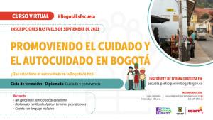 Pieza gráfica sobre Promoviendo el cuidado y el autocuidado en Bogotá