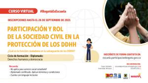 Invitación a la Participación y rol de la sociedad civil en la protección de lo DDHH
