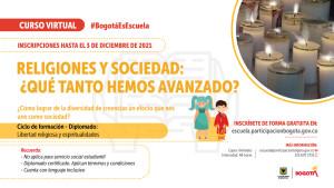 Imagen del curso Religiones y sociedad: ¿qué tanto hemos avanzado?