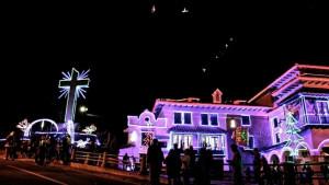 Aspecto de la Navidad en Monserrate.