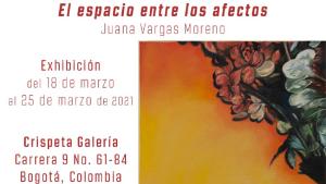 La Secretaría de Cultura Recreación y Deporte (SDCRD) te invita a participar en la exposición 'El espacio entre los afectos'. Imagen: Secretaría de Cultura Recreación y Deporte.