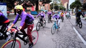 El IDRD te invita a conversar sobre el papel de la Mujer en el Deporte, específicamente con la bici y las estrategias que está implementando. Foto: IDRD.
