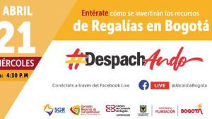 La Secretaría de Planeación de Bogotá invita a todos los ciudadanos a conectarse al #DespachAndo con la alcaldesa Claudia López. Imagen: Secretaría de Planeación.