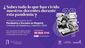 Conoce las experiencias de maestras y maestros en el webinar del miércoles 28 de abril a partir de las 3:00 p.m. Imagen: Secretaría de Educación.