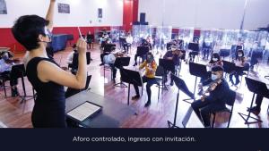 La Gobernación de Cundinamarca, la Alcaldía de Bogotá desde la Secretaria de Cultura, Recreación y Deporte con el liderazgo de la Orquesta Filarmónica de Bogotá, le dieron vida a la Orquesta que se estrena en el escenario del emblemático Teatro Mayor Julio Mario Santo Domingo.