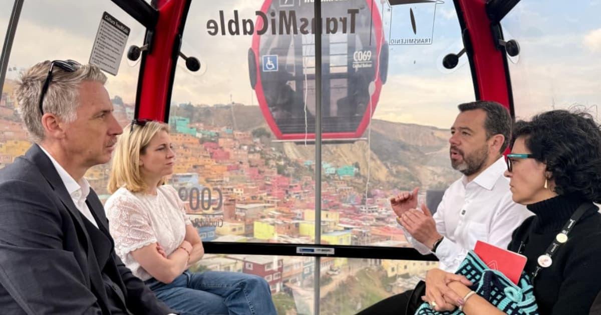 Alcalde de Bogotá y representantes de Austria recorrieron TransMicable