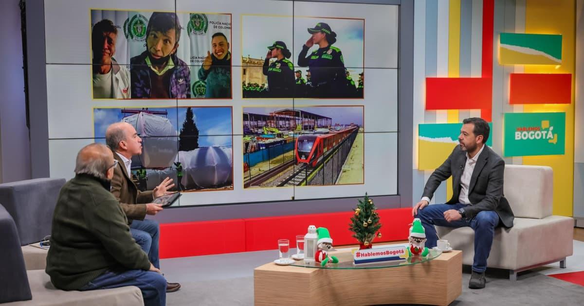 Alcalde Galán en entrevista en el Canal Capital