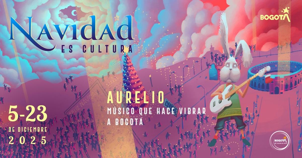Imagen con la gráfica de Aurelio personaje de Navidad es Cultura 2025