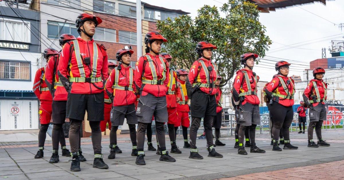 Foto que muestra Guardianes de la Ciclovía 