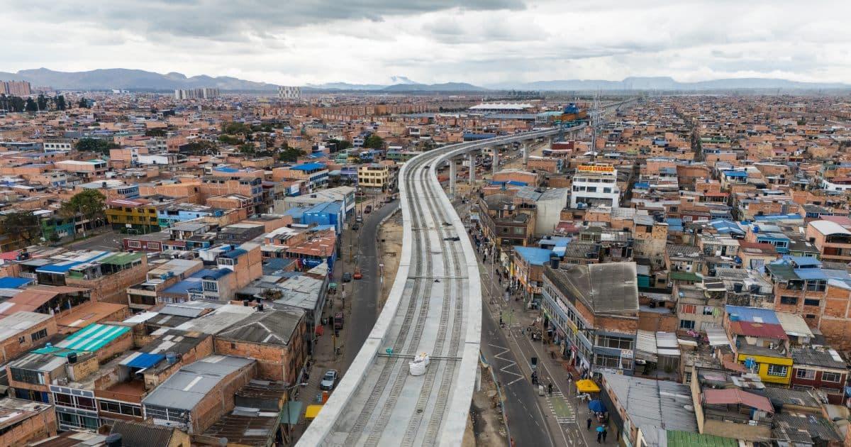 Foto del viaducto del Metro