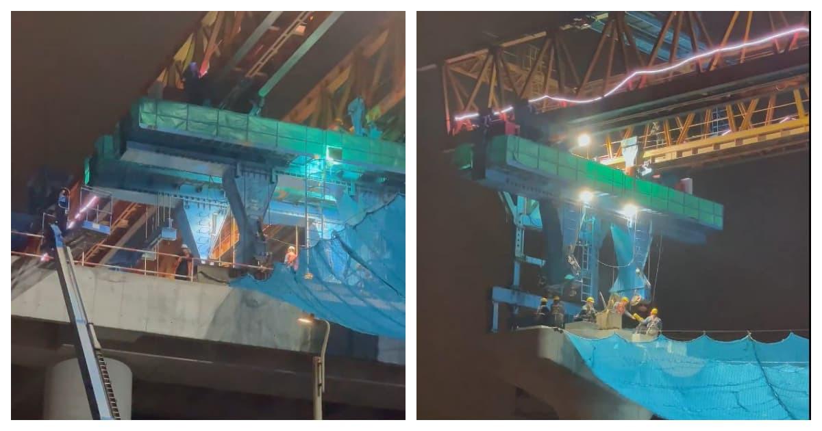 Foto de un frente de obra en Bogotá