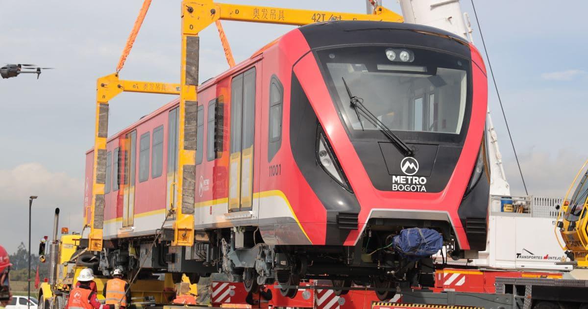 Foto de un tren del Metro 