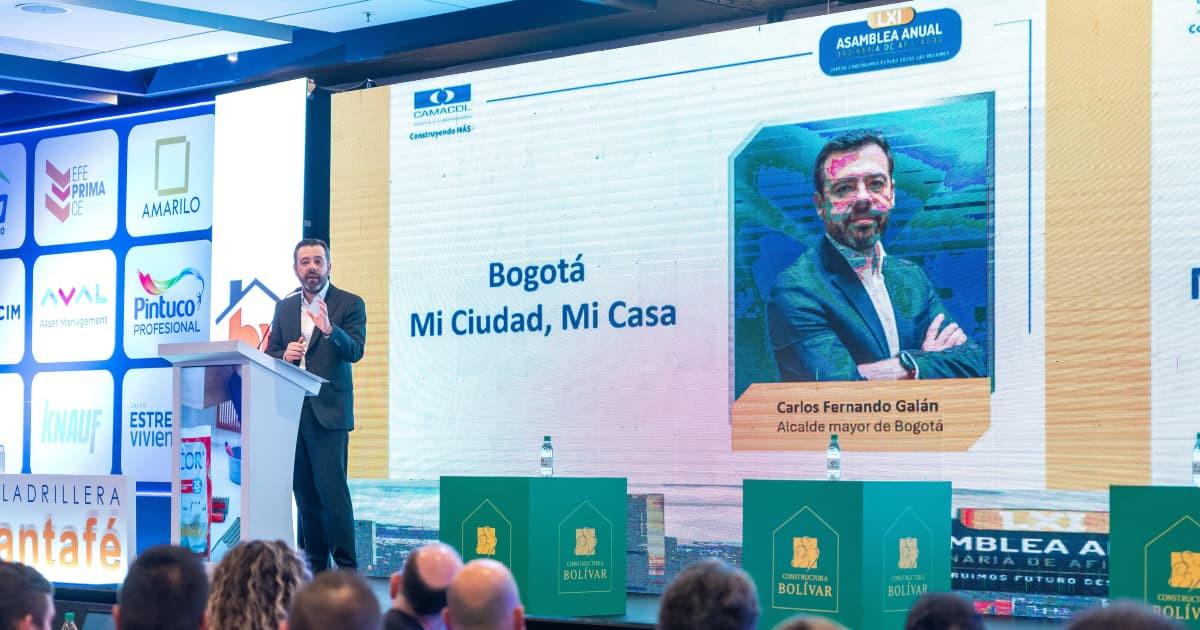 Participación alcalde mayor Carlos Fernando Galán en Camacol 2026