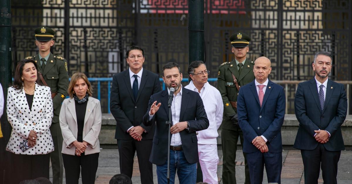 Imagen del alcalde Galán hablando