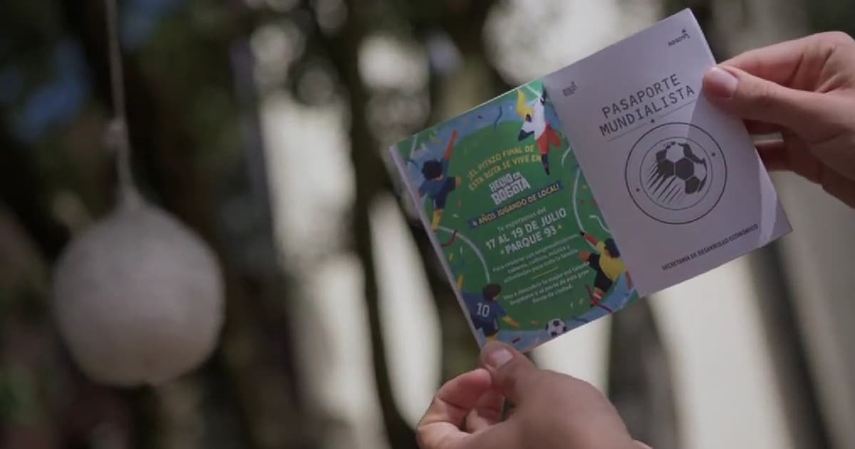 Foto del Pasaporte Mundialista 2026 de Bogotá.