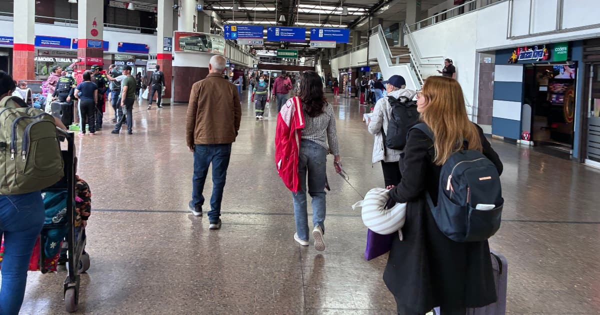 Foto de una de las sedes de la Terminal de Transporte de Bogotá.