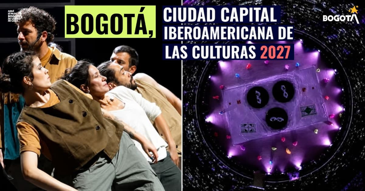 Foto de actividades artísticas y culturales en Bogotá.