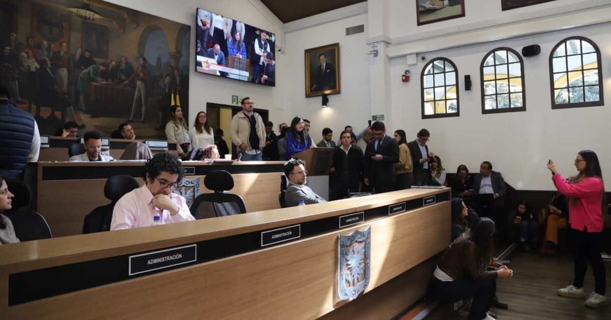 Foto de la aprobación del Acuerdo por una 'Ciudad Inteligente' en Concejo de Bogotá