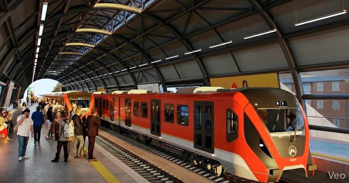 Render Línea 2 del Metro de Bogotá.